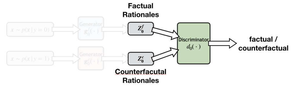 Class-wise adversarial rationalization